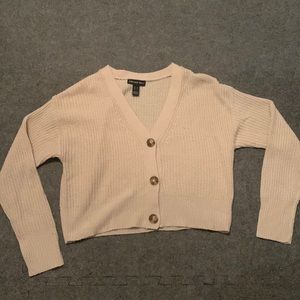 Beige top with button